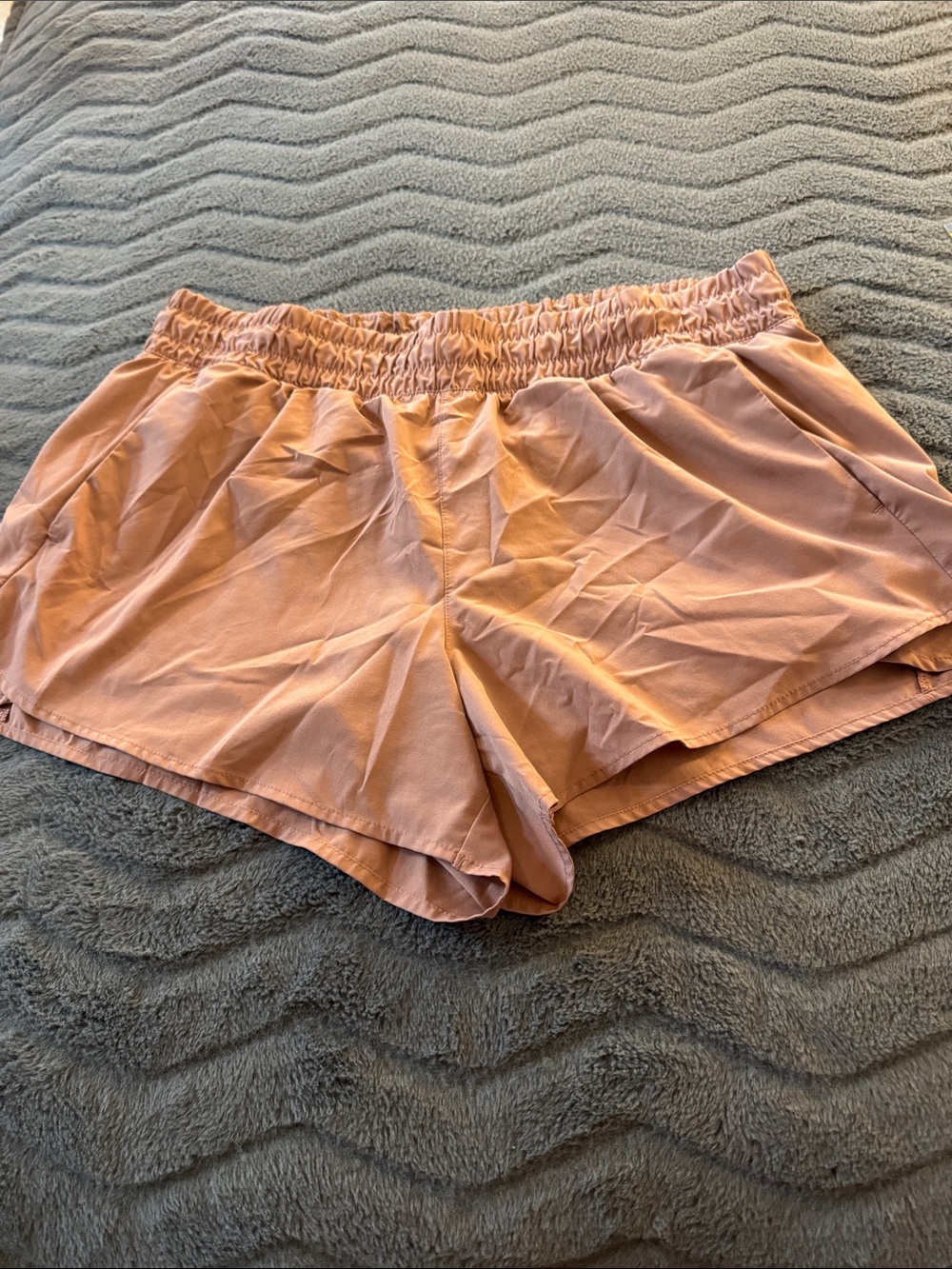 Avia Peach Pull-On Athletic Shorts